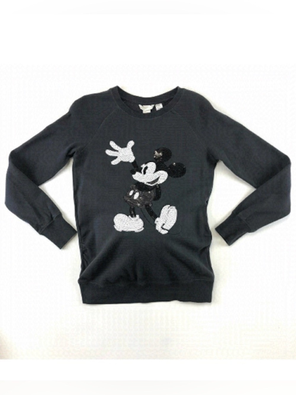 MICKEY Mouse Sequin Maternity Sweatshirt Small
